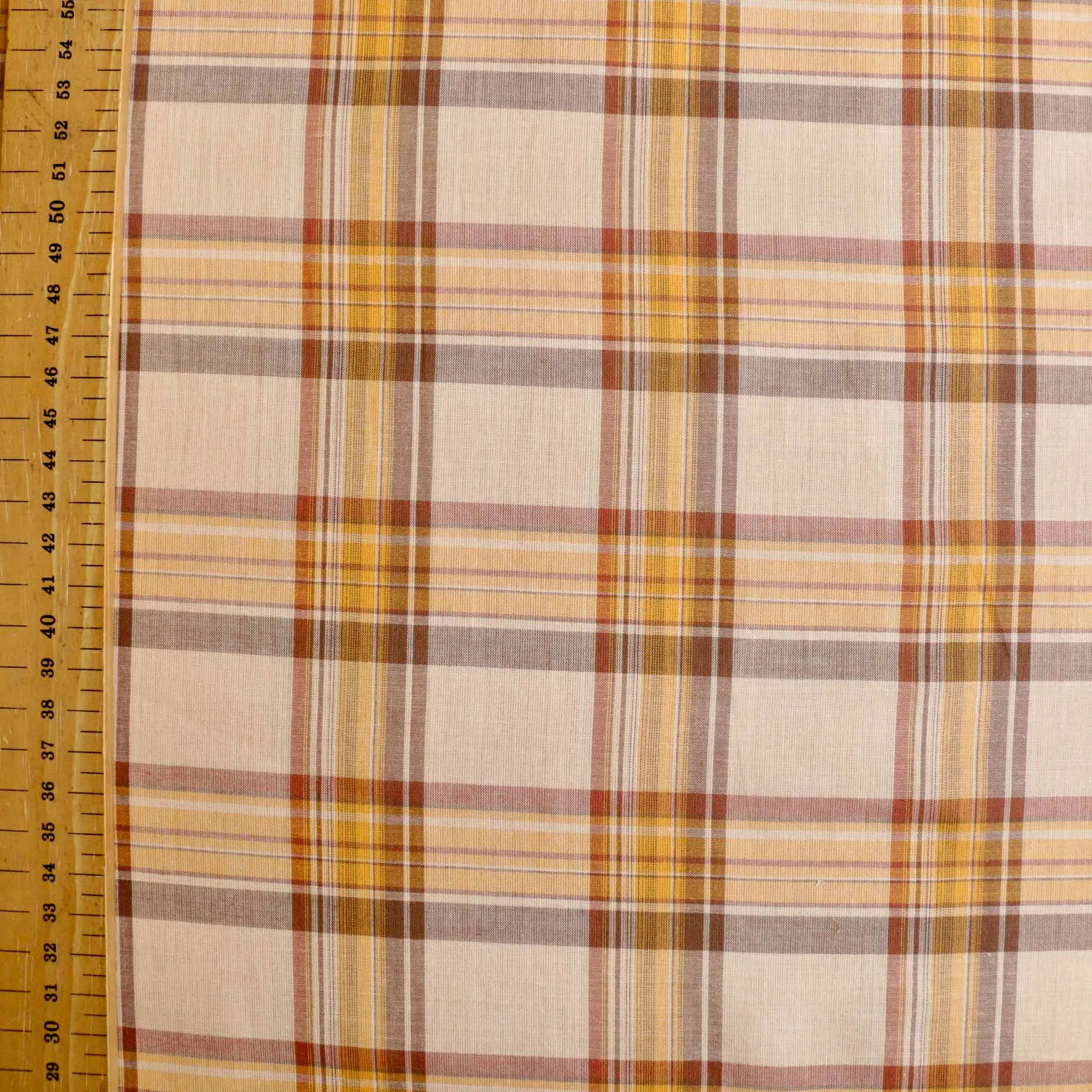 100% Cotton Voile Fabric - Beige