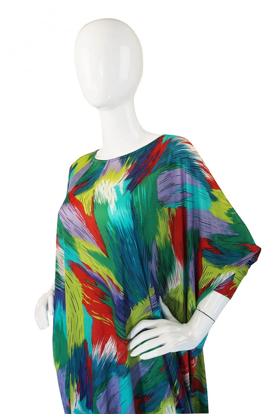 1970s Amazing Missoni Silk Caftan
