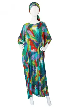 1970s Amazing Missoni Silk Caftan