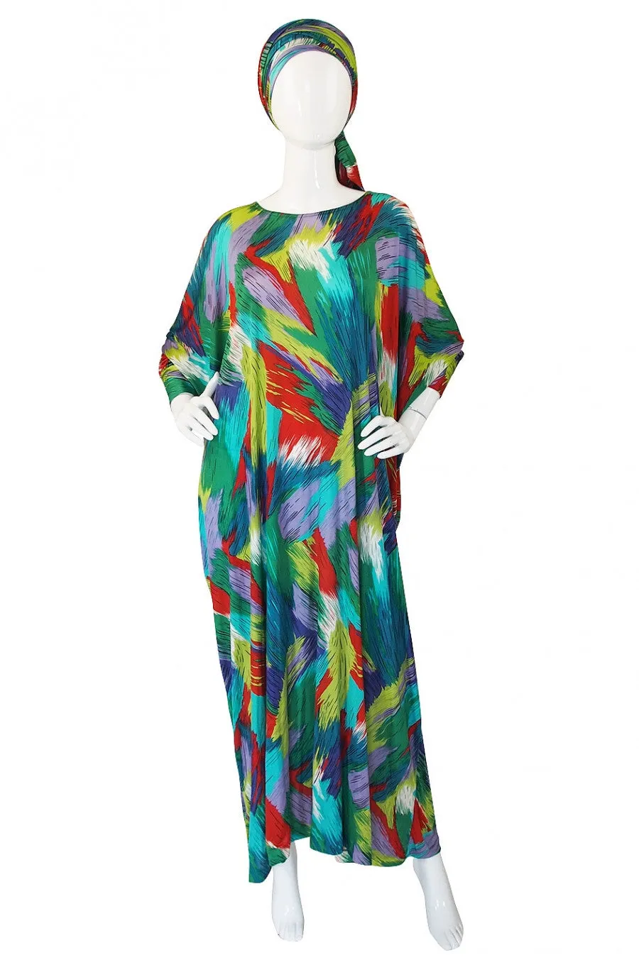 1970s Amazing Missoni Silk Caftan