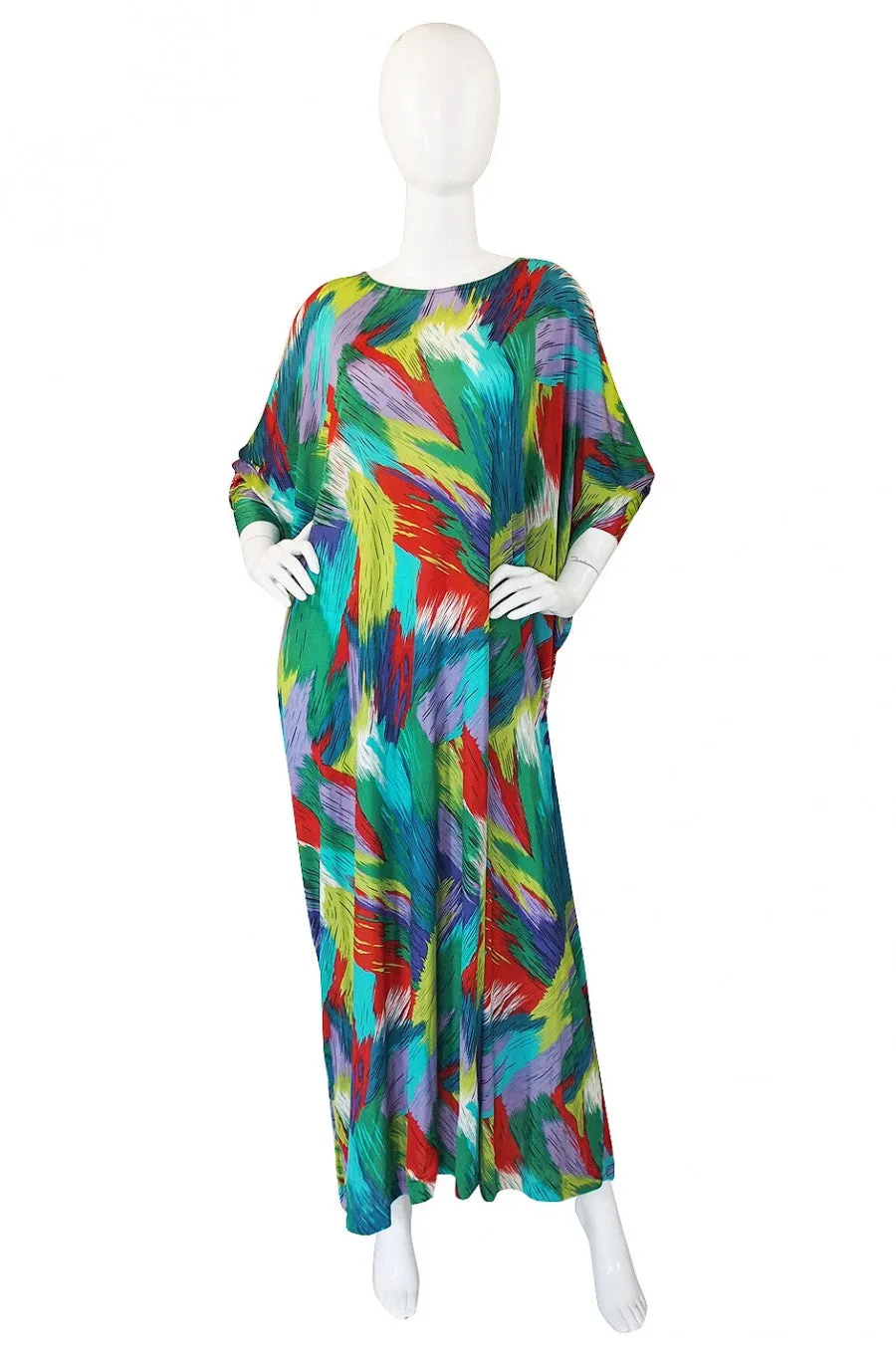 1970s Amazing Missoni Silk Caftan