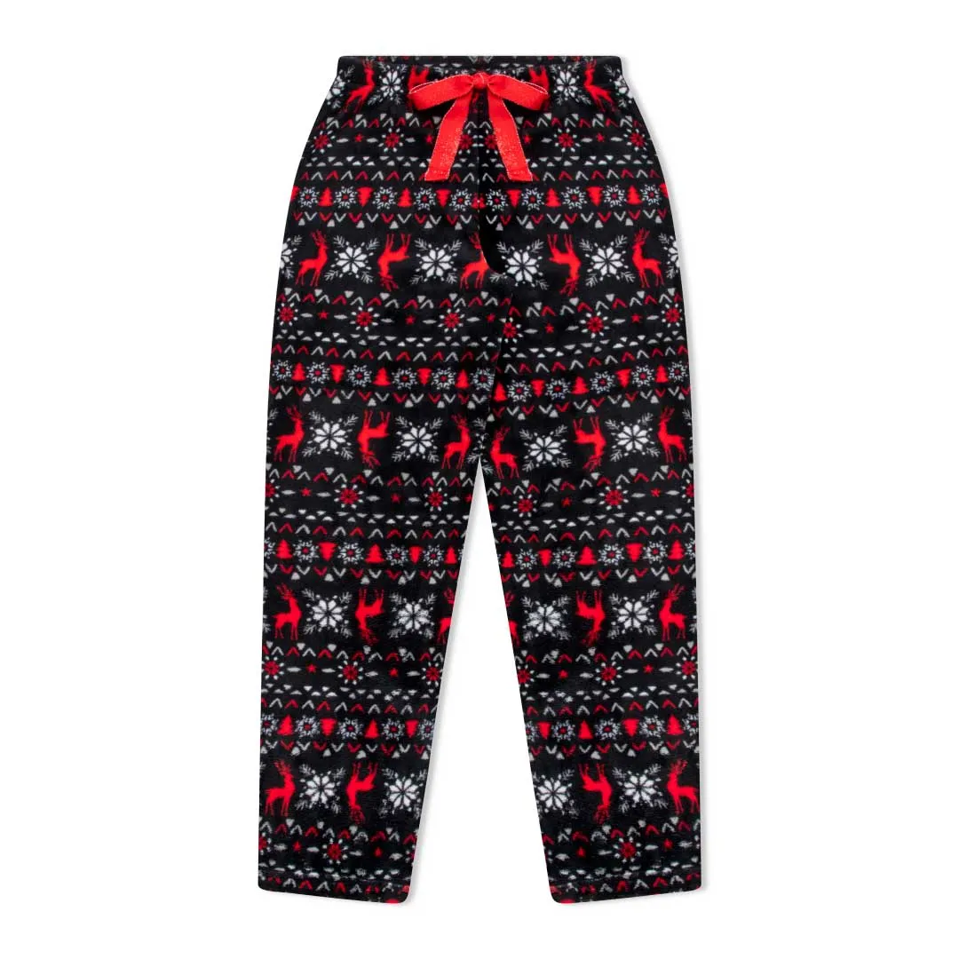 2-Pack Plush Fleece Pajama Pants