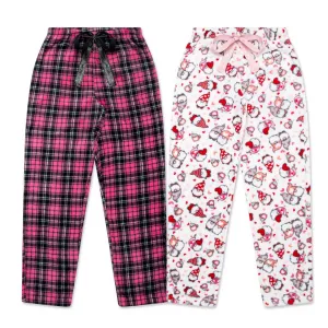 2-Pack Plush Fleece Pajama Pants