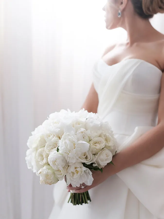 2019 Satin Wedding Dress with Chiffon Ruffles Sweetheart Ball Gown Wedding Dress Beaded
