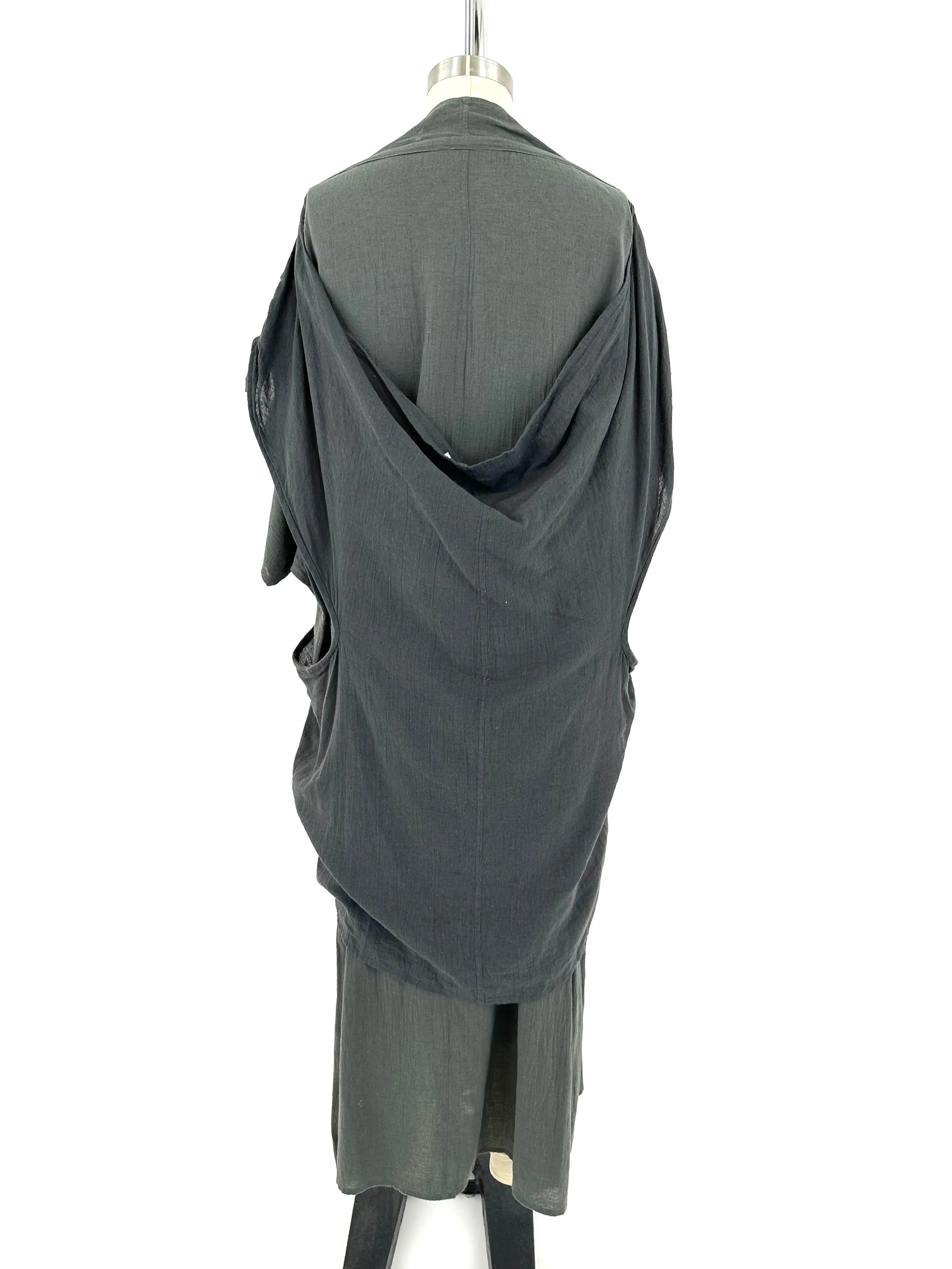 80s Issey Miyake Draped Layer Dress