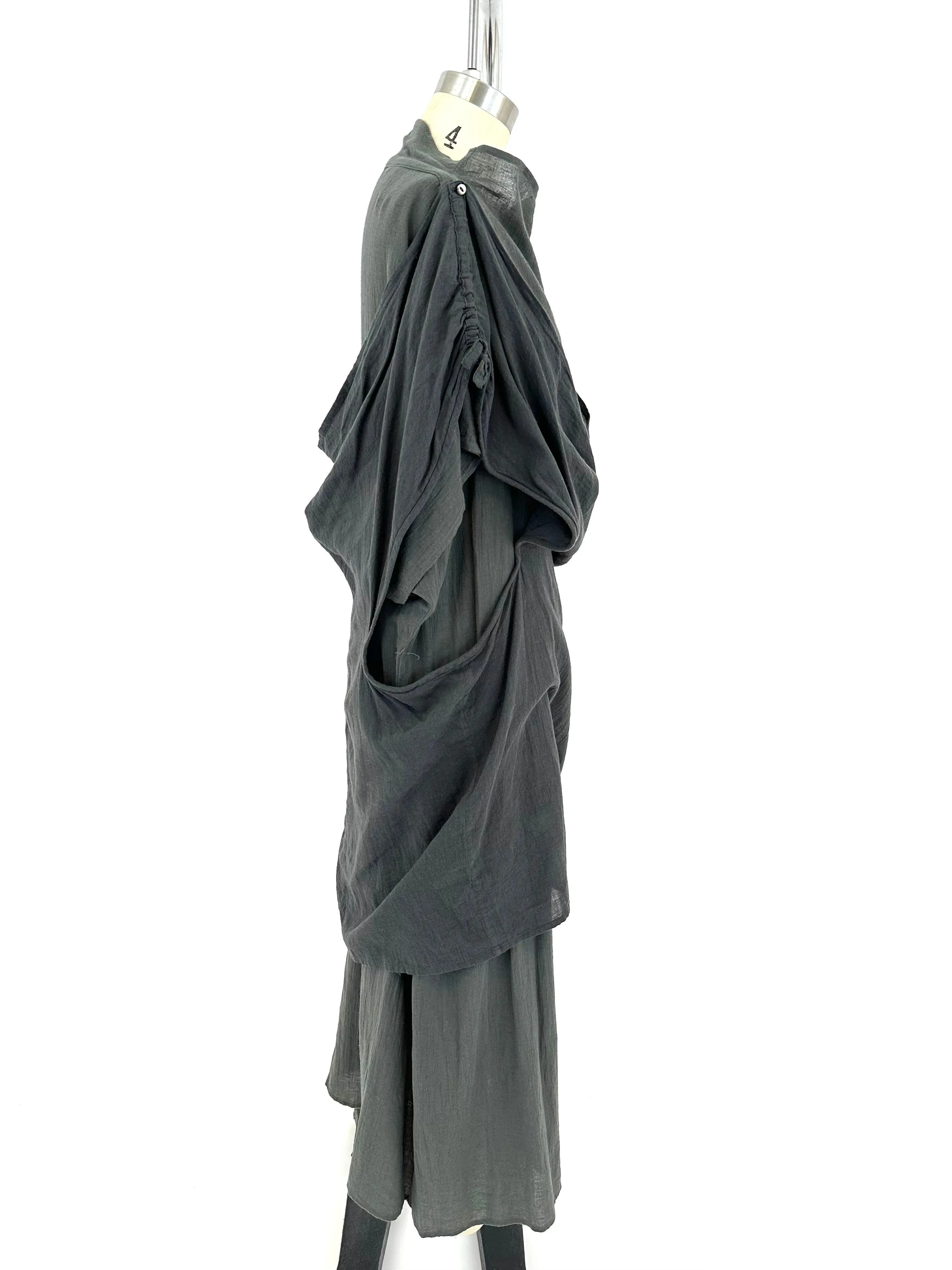 80s Issey Miyake Draped Layer Dress