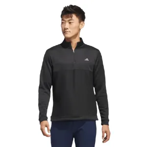 Adidas Ultimate365 Textured Quarter-Zip Top - Black