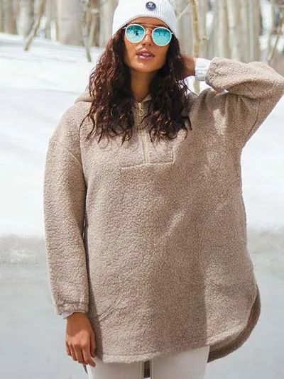 Alta Shearing Hoodie, Camel