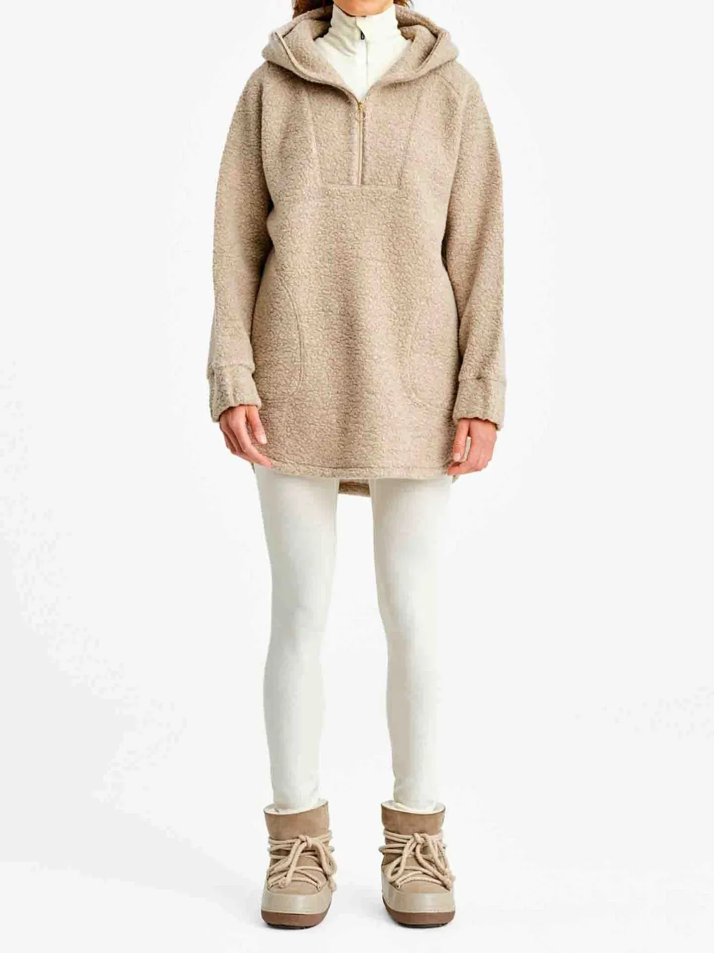 Alta Shearing Hoodie, Camel