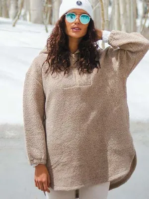 Alta Shearing Hoodie, Camel