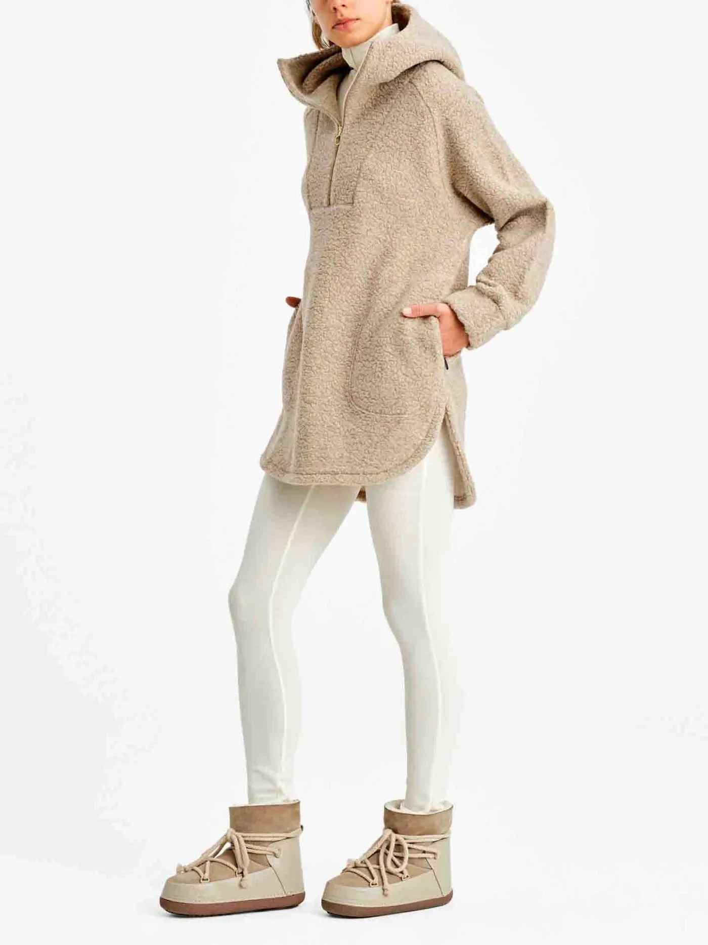 Alta Shearing Hoodie, Camel