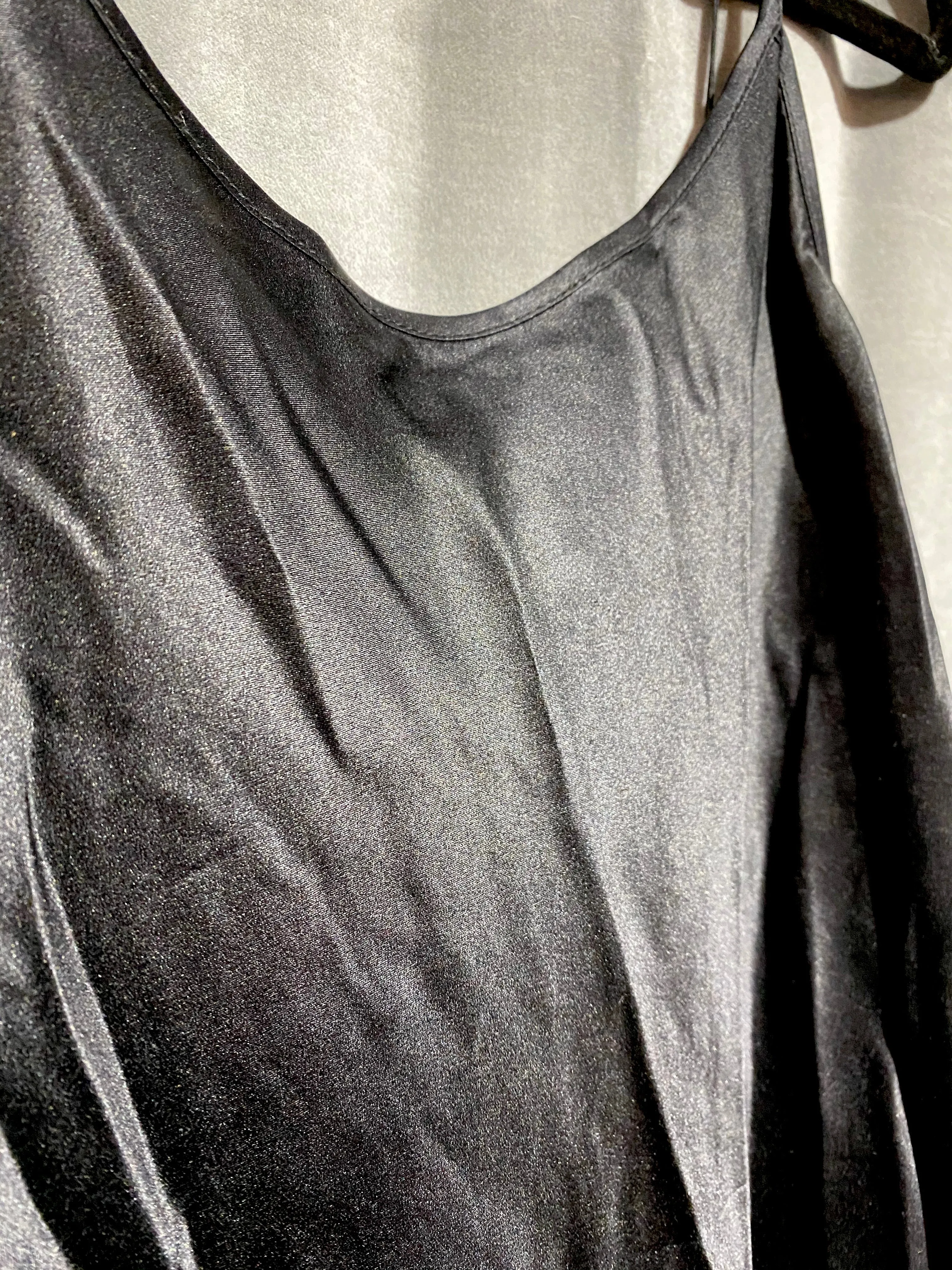 Amanda Uprichard Silk Black Slip Dress