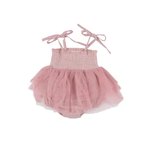 ANGEL DEAR- TUTU BUBBLE - DUSTY PINK SOLID MUSLIN