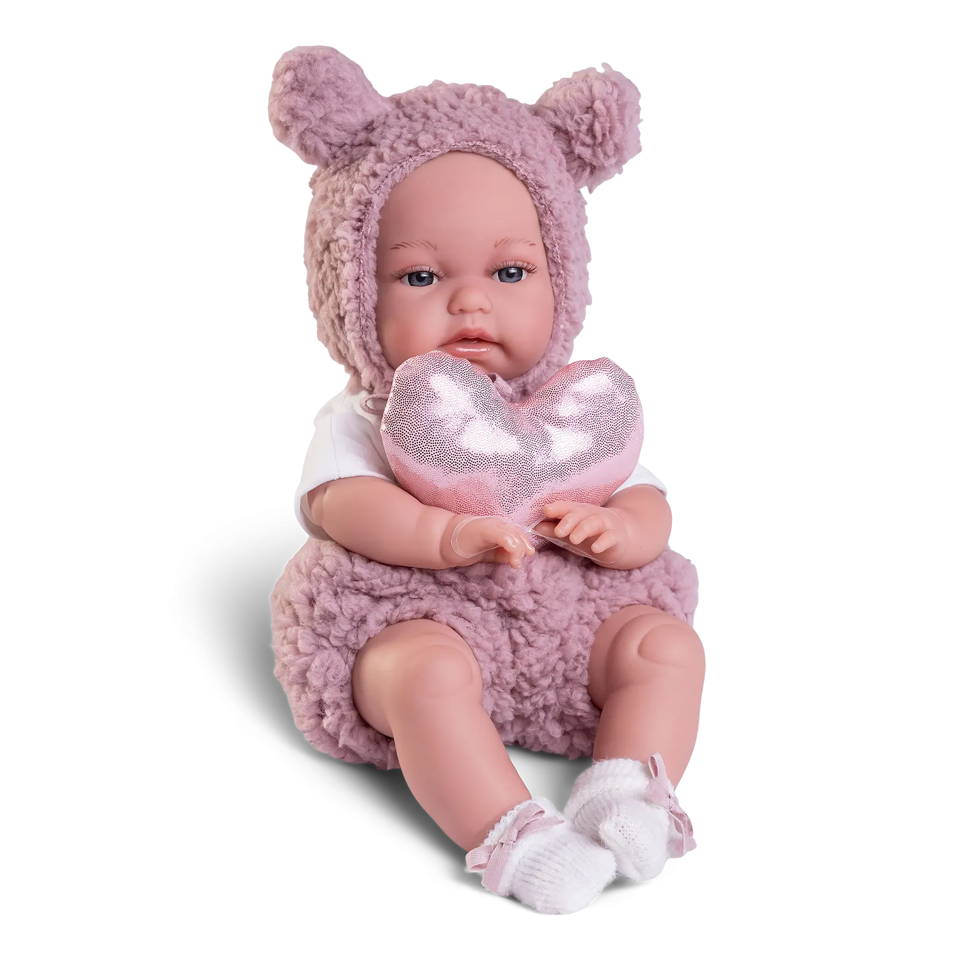 Antonio Juan 70361 Baby Toneta Posturitas Heart Doll 34cm
