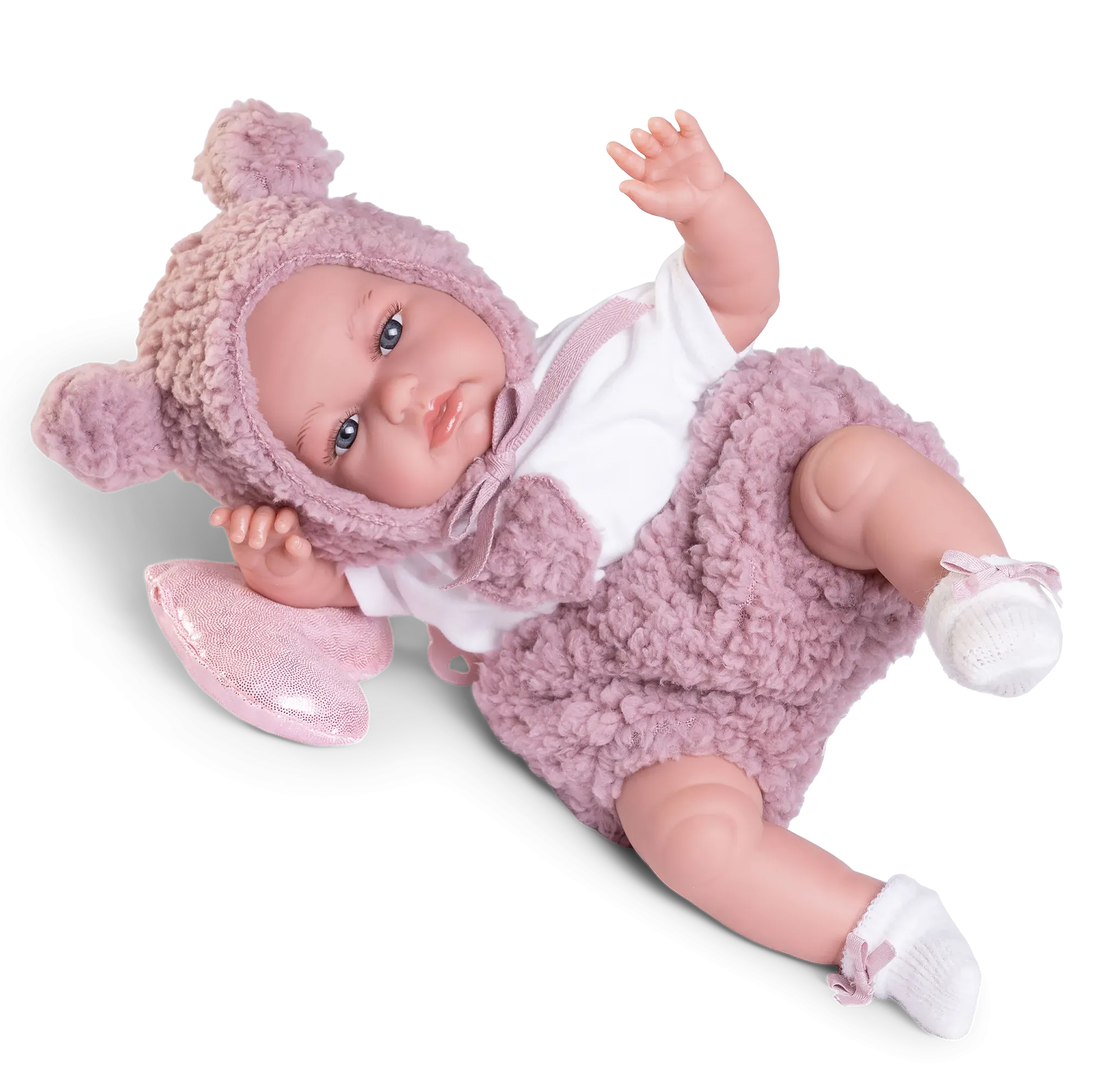 Antonio Juan 70361 Baby Toneta Posturitas Heart Doll 34cm