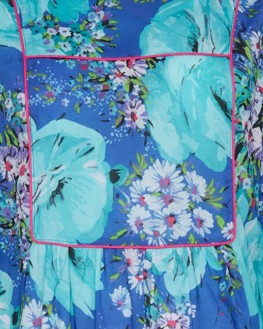 Ariel Dress in Sky of Roses