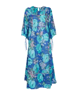 Ariel Dress in Sky of Roses