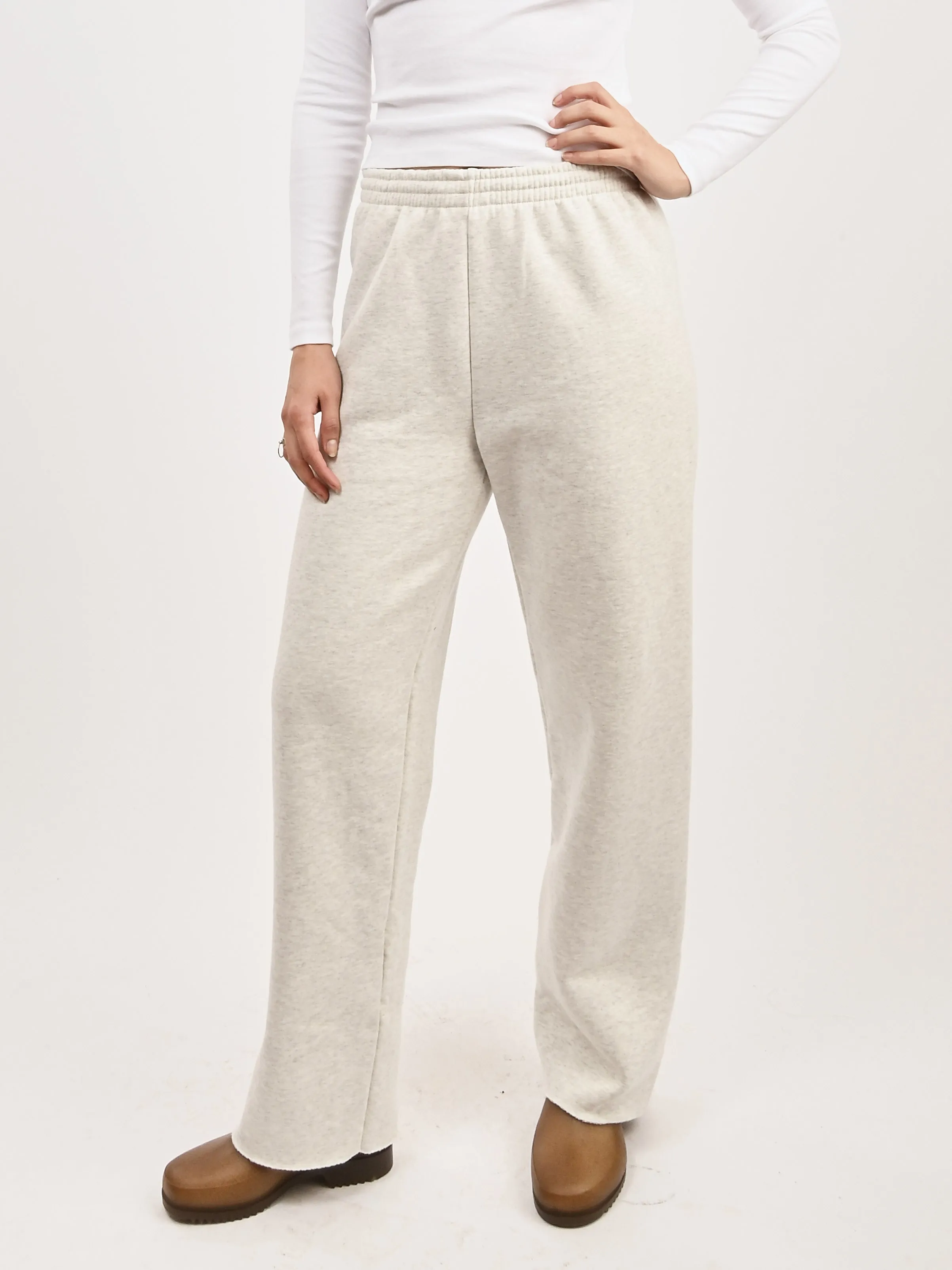 Ash Grey Heavy Fleece Sunday Pant