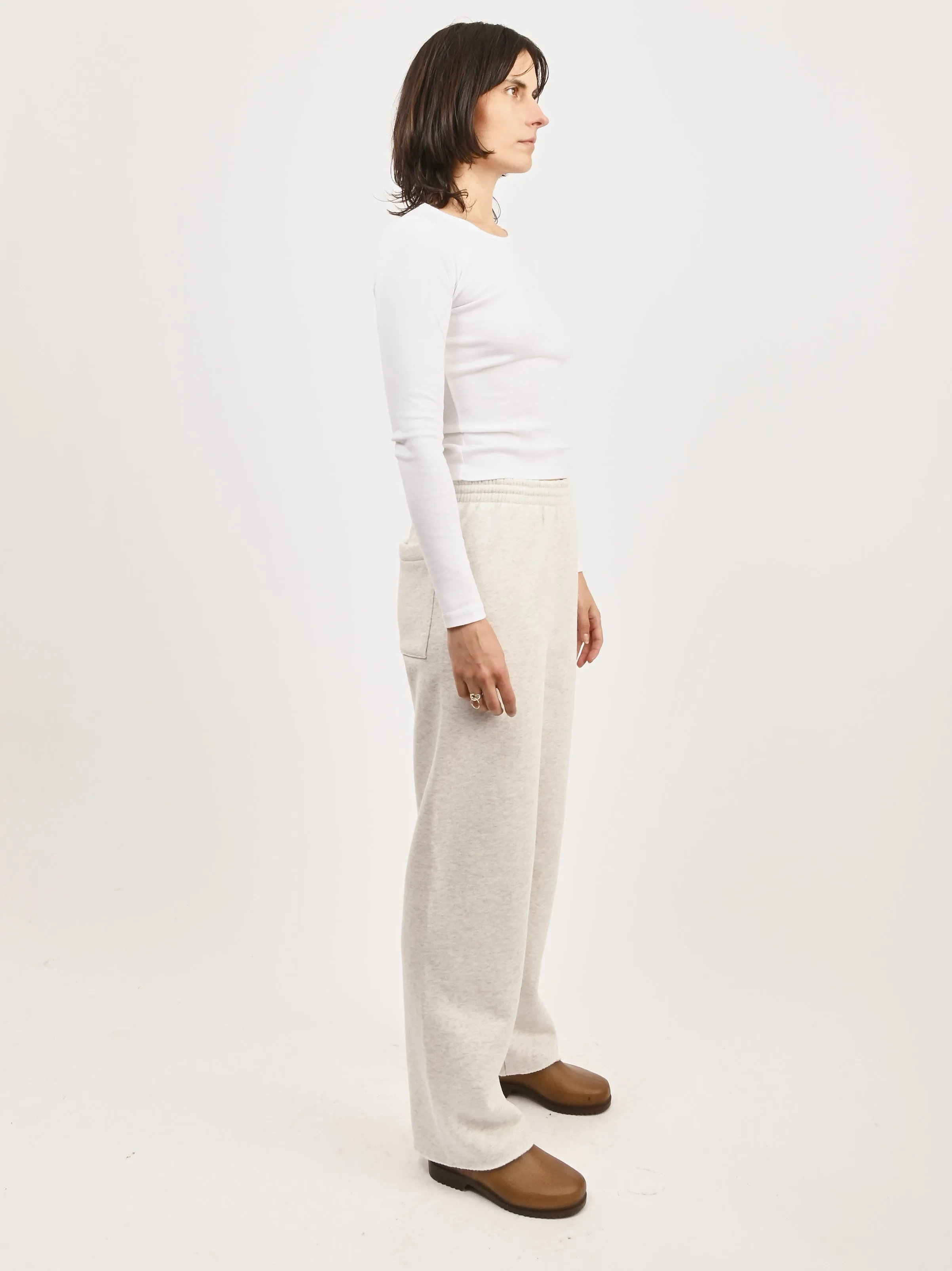 Ash Grey Heavy Fleece Sunday Pant