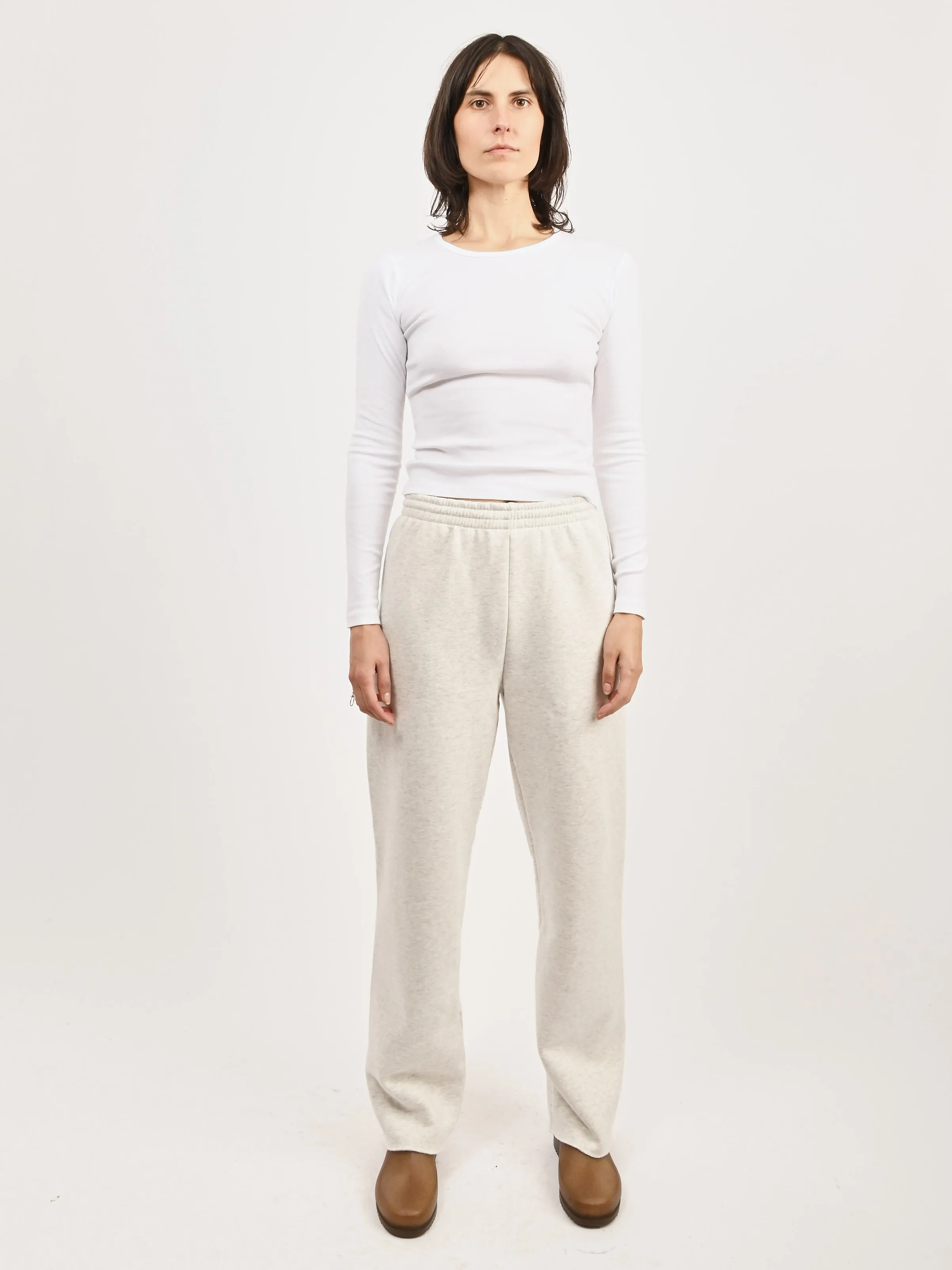 Ash Grey Heavy Fleece Sunday Pant