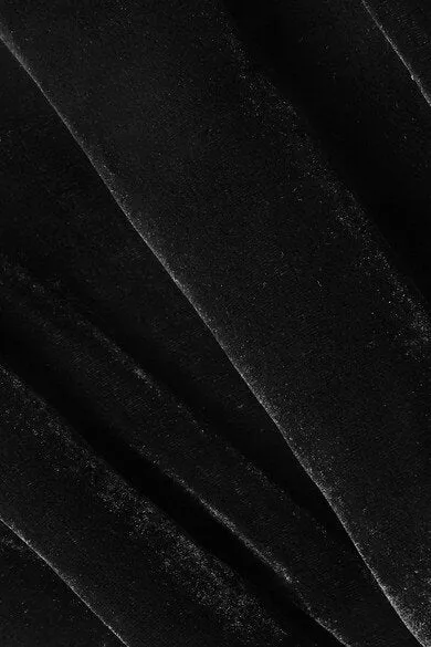 Asymmetric Velvet Tunic