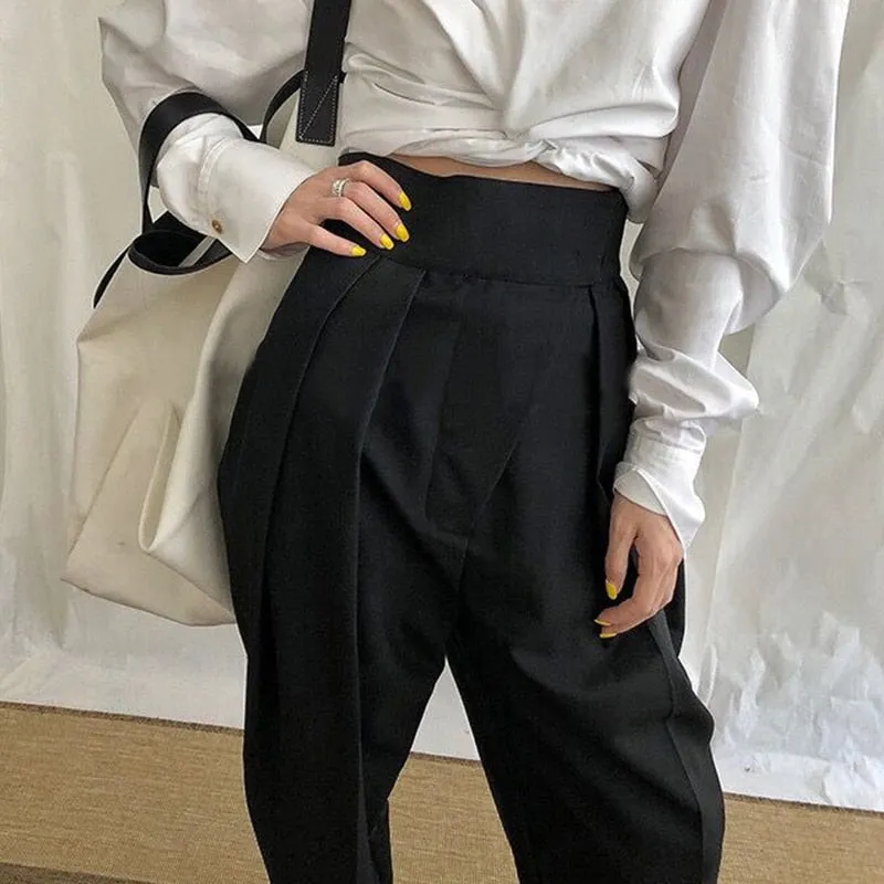 Autumn Harem Pants High Waist Causal Loose Trouser  Pants