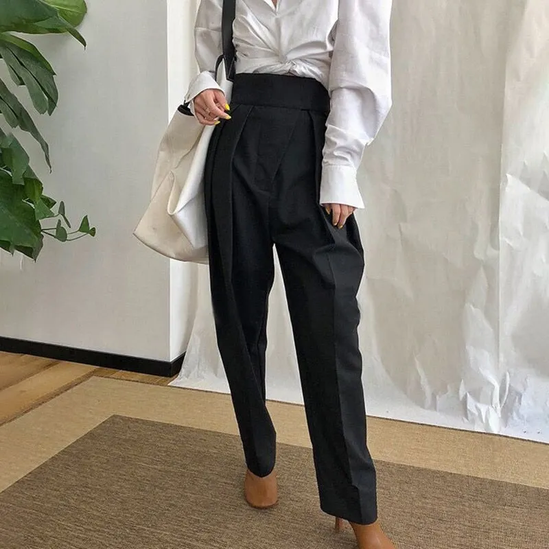 Autumn Harem Pants High Waist Causal Loose Trouser  Pants