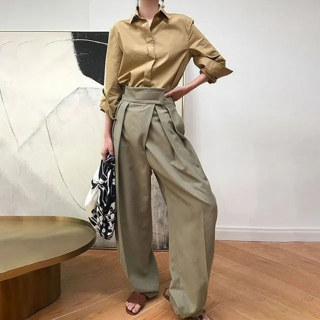 Autumn Harem Pants High Waist Causal Loose Trouser  Pants