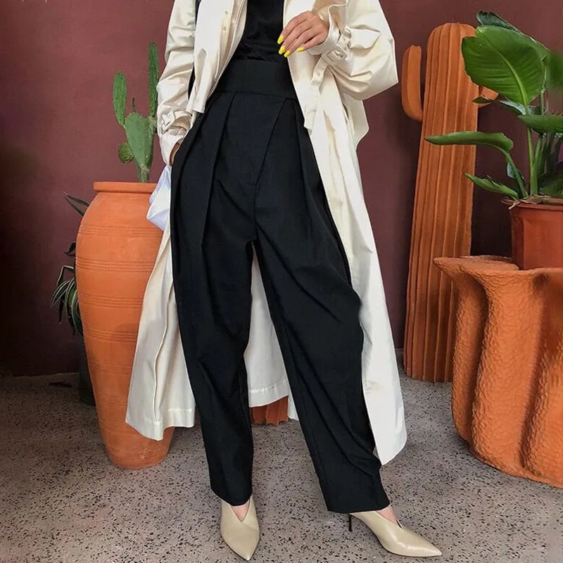 Autumn Harem Pants High Waist Causal Loose Trouser  Pants