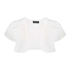 Baby Bolero - Ivory Cap Sleeve