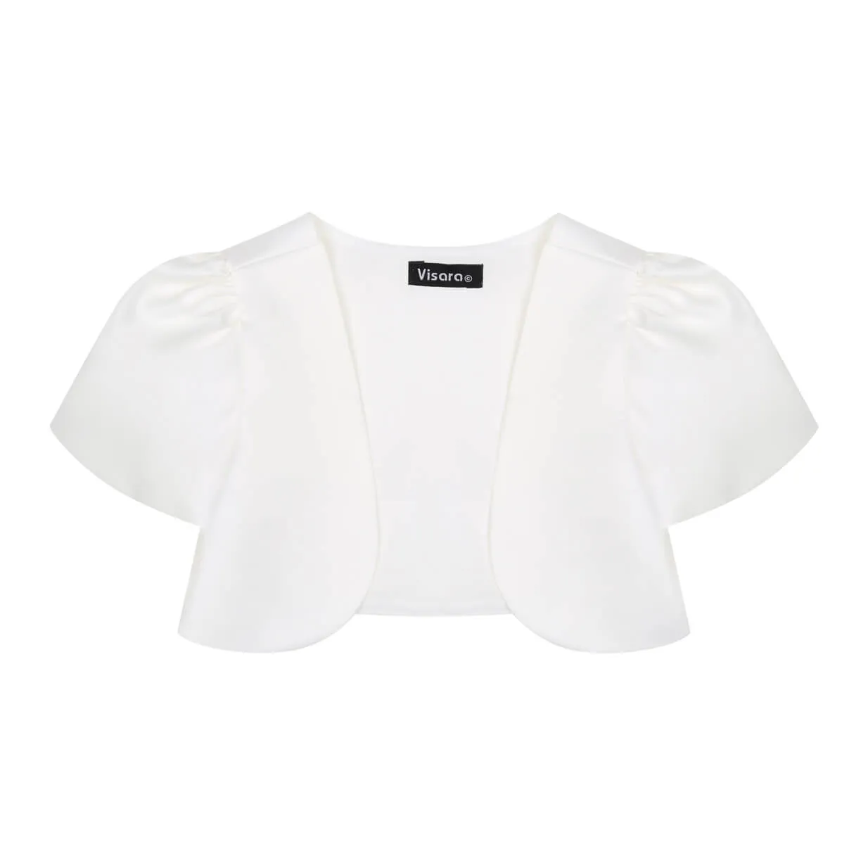 Baby Bolero - Ivory Cap Sleeve