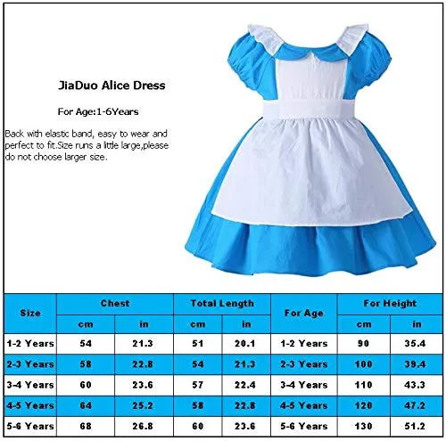 Baby Girls Princess Dresses Costume Party Dress Up Cotton Dress