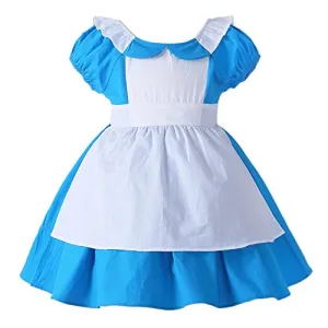 Baby Girls Princess Dresses Costume Party Dress Up Cotton Dress