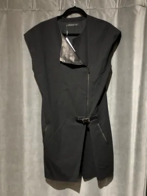 Barbara Bui Black Sleeveless Dress with Buckle