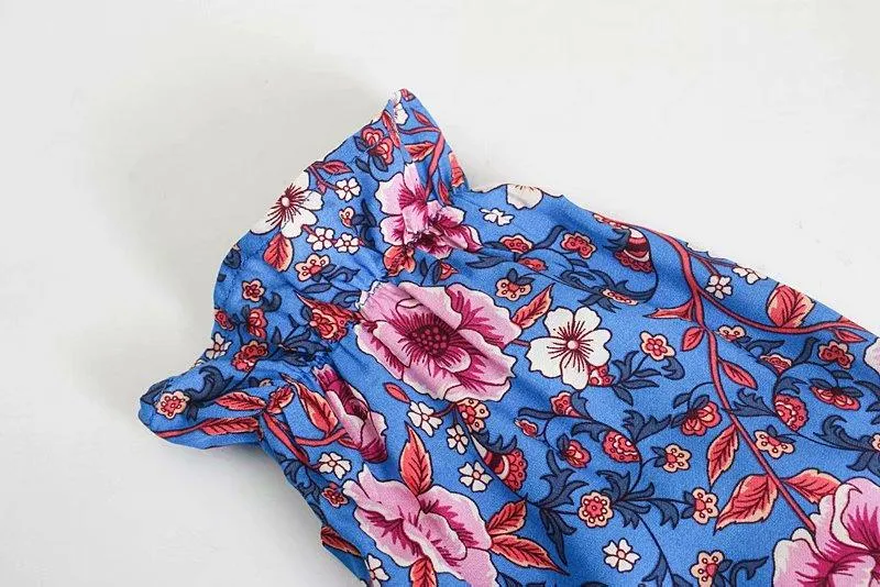 BAROQUE Floral Bohemian Maxi Dress