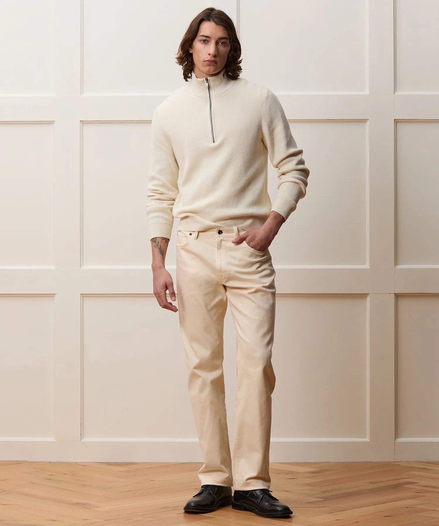 Beechwood Quarter-Zip Sweater