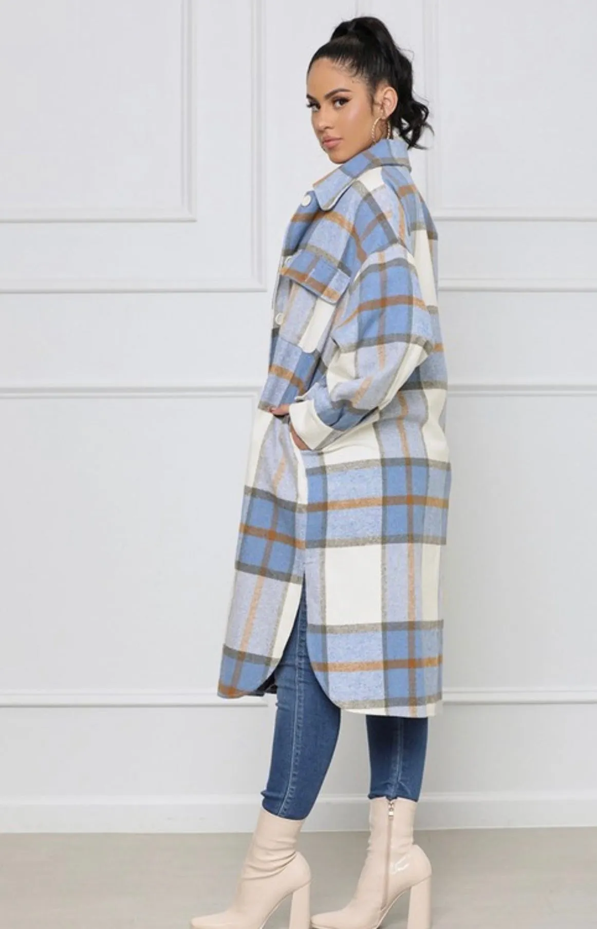 Betsy Baddie Flannel Shacket