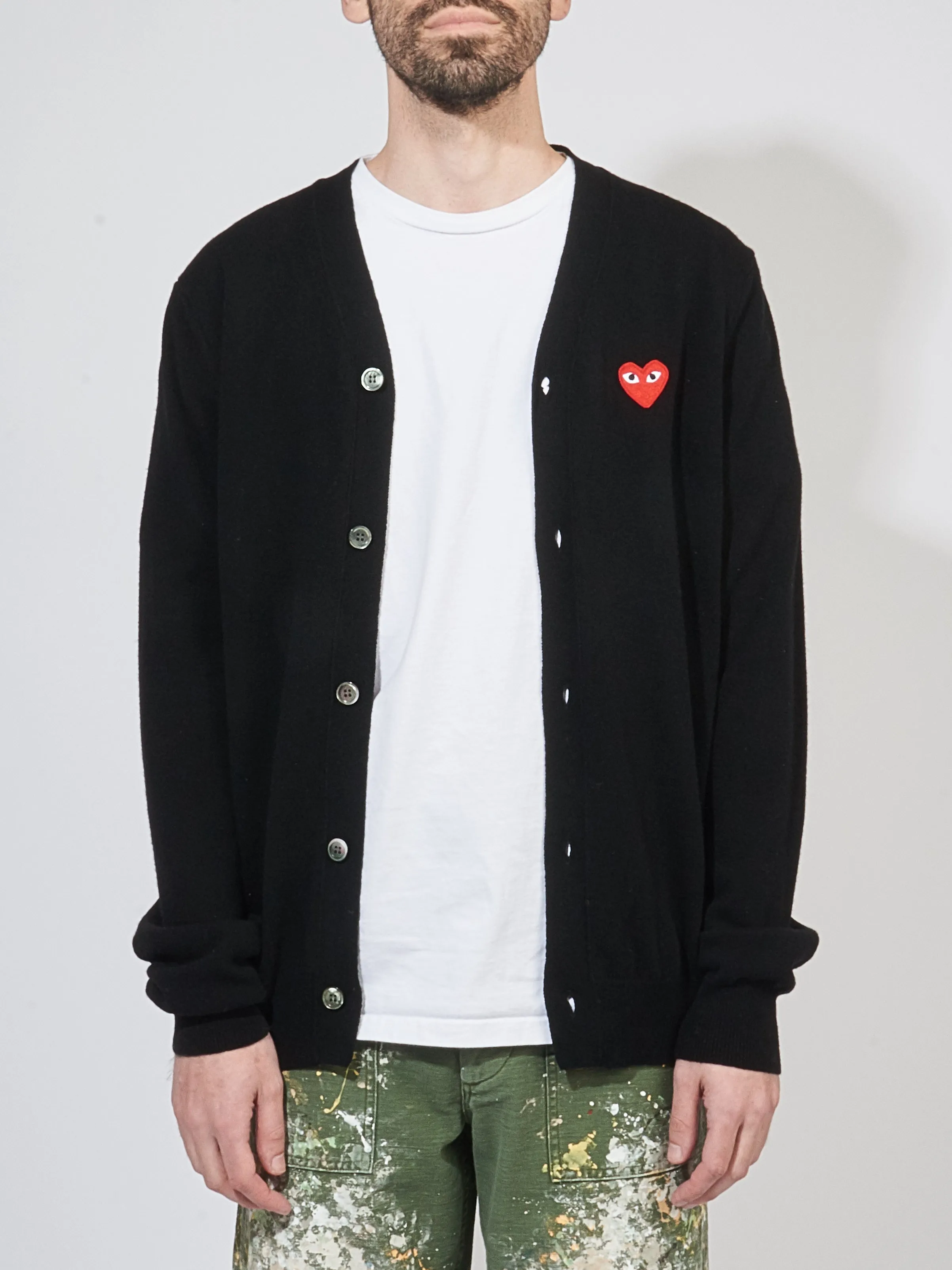 Black Heart Play Cardigan