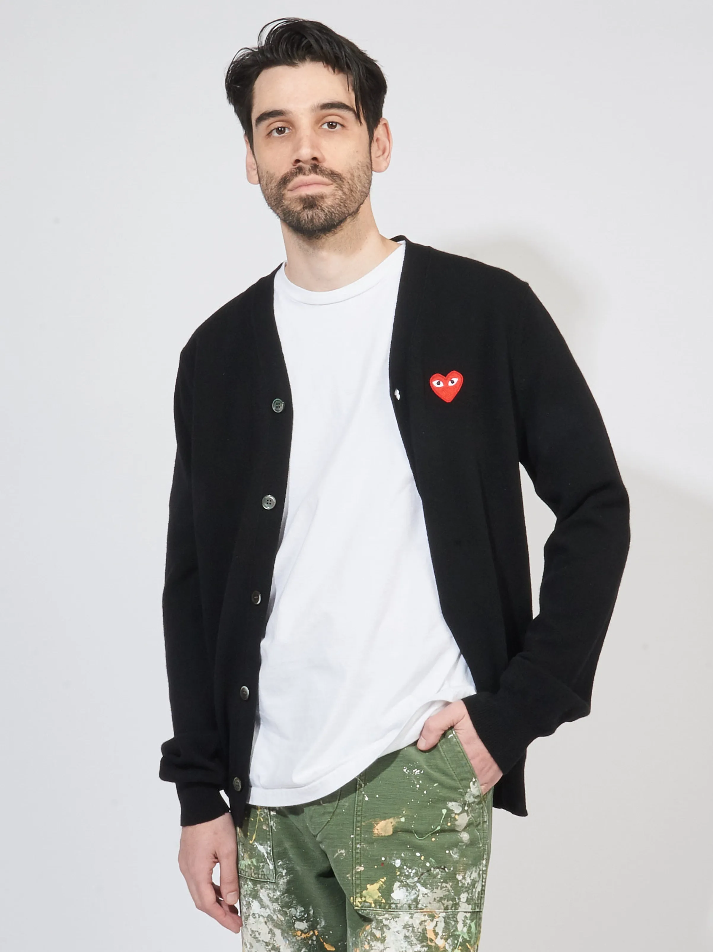 Black Heart Play Cardigan