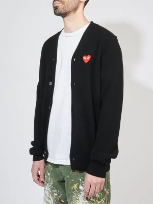 Black Heart Play Cardigan
