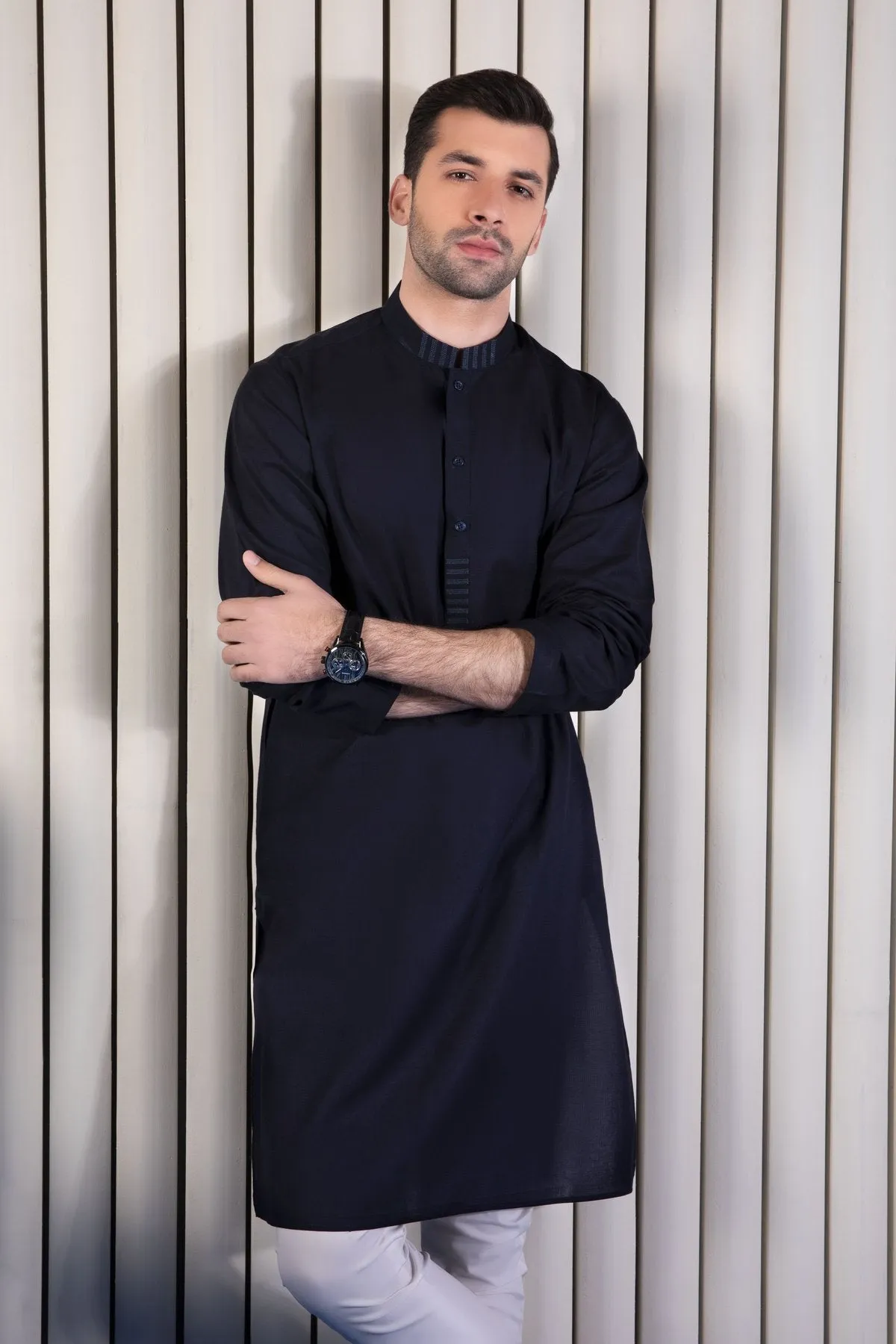 Boys Eid Shalwar Kameez in Black Color #M0043