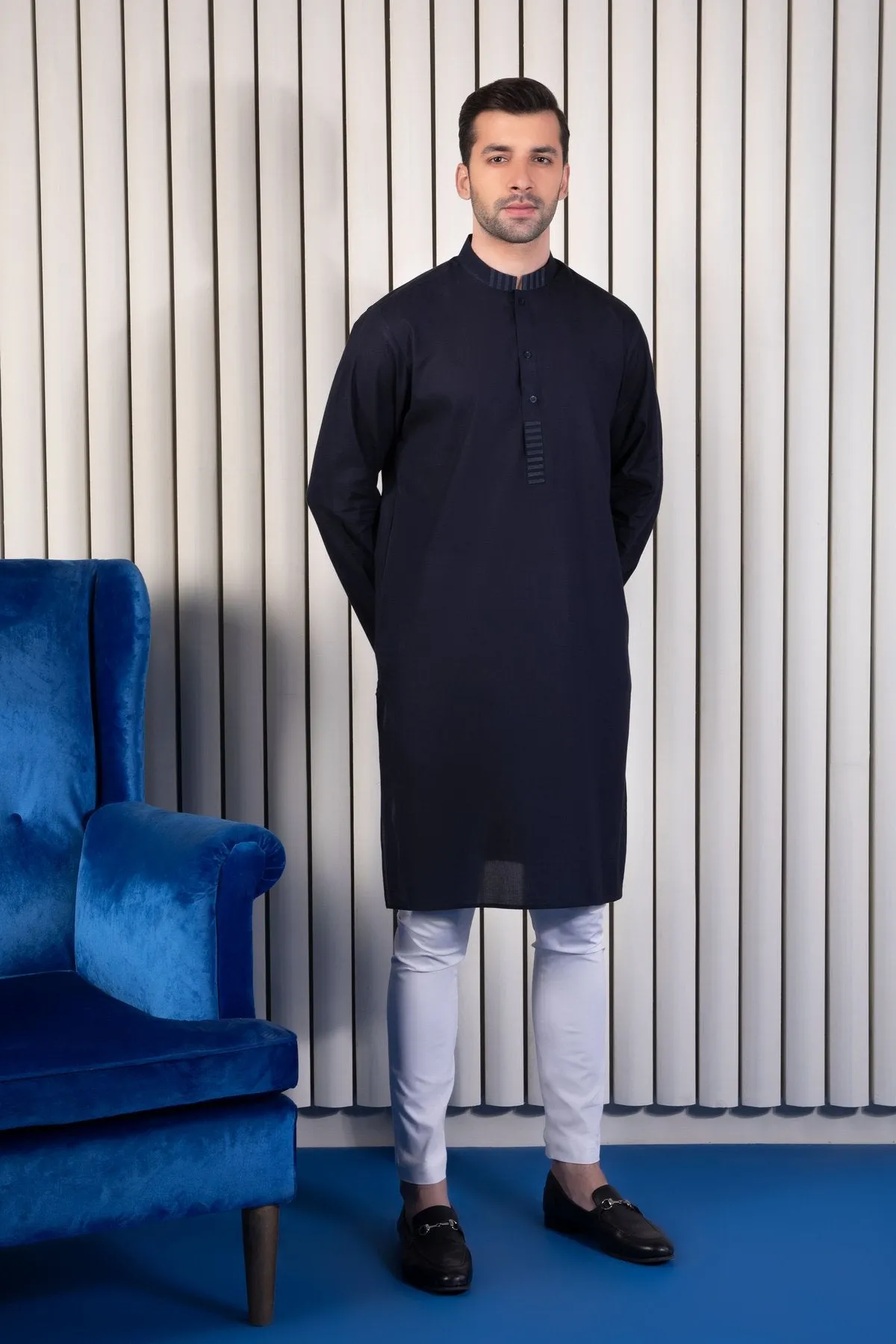 Boys Eid Shalwar Kameez in Black Color #M0043