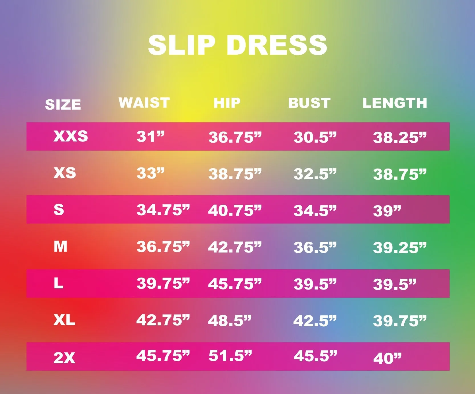 BruceGlen Rainbow Gradient Silk Slip Dress