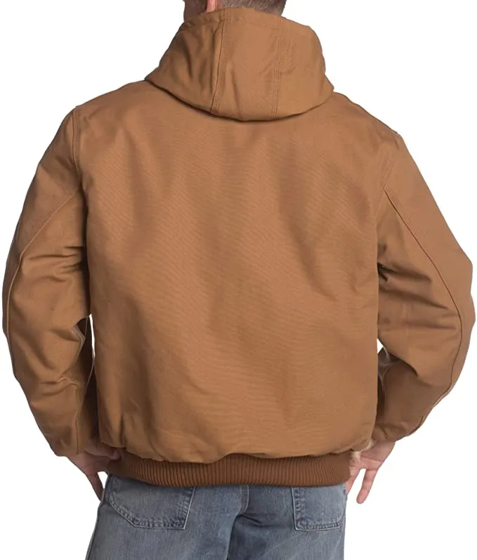 Carhartt Men's Quilted Flannel Lined Duck Active Jacket J140, Sz Large! Retails $140 