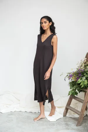 Catalina-Lou Lyocell Dress in Charcoal