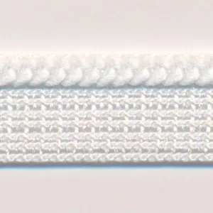 Chain Knit Piping #01 White
