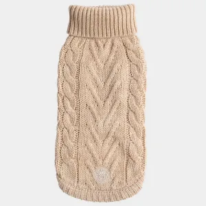 Chalet Dog Sweater | Oatmeal Mix