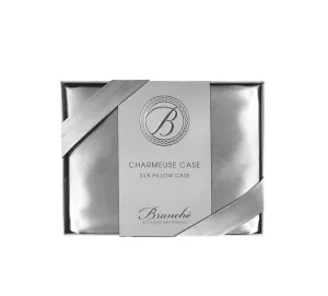 Charmeuse Case Silk Pillow Slip - Silver