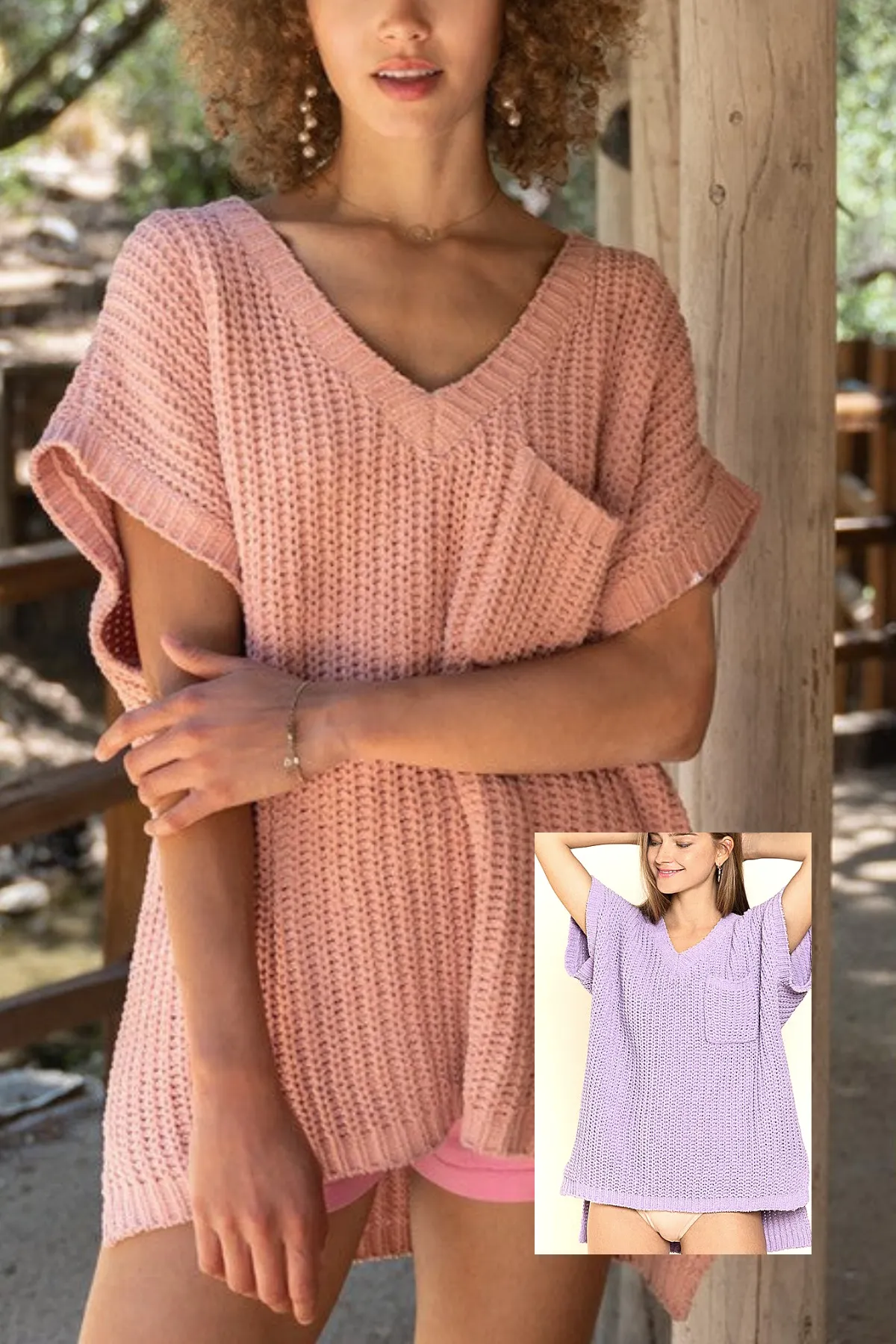 Chenille Thread Sweater