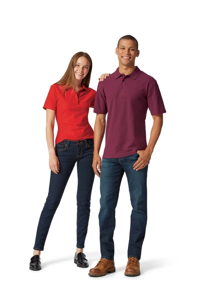 Clique Women's Addison All Cotton Pique Short Sleeve Polo